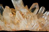 Tangerine Quartz Crystal Cluster - Madagascar #58868-4
